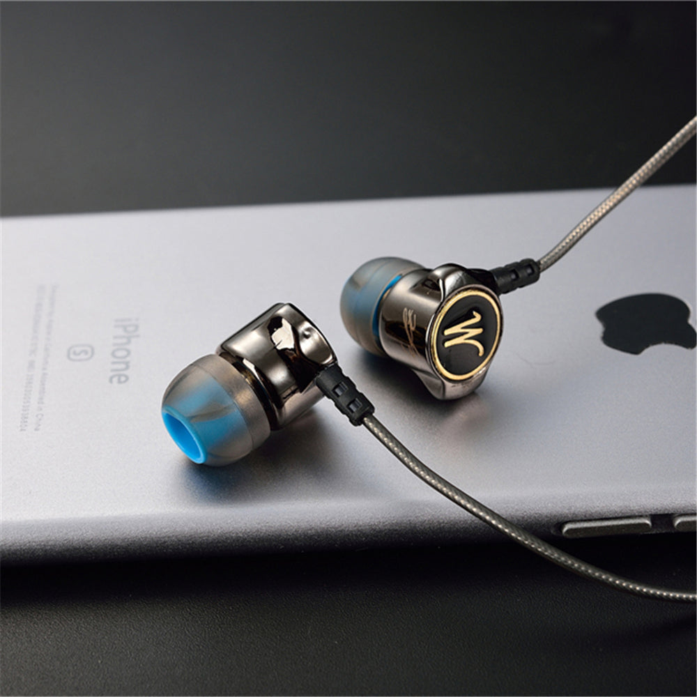 Deep Bass Metal Earphones with Mic