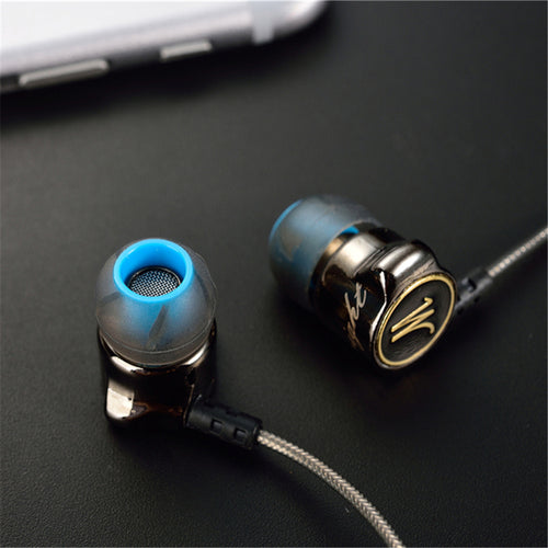 Deep Bass Metal Earphones with Mic