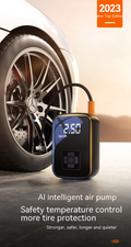 Cordless Portable Tire Inflator - Rechargeable Car Air Pump